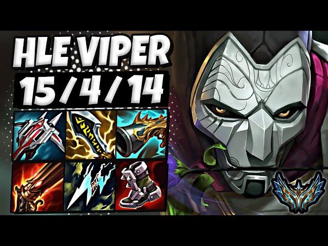 Jhin vs Zeri ADC [ HLE Viper ] Rank #1 Korea Challenger 14.14 