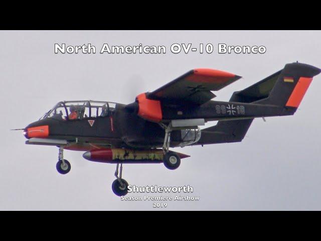 North American OV-10 Bronco - Shuttleworth Season Premier Airshow 2019