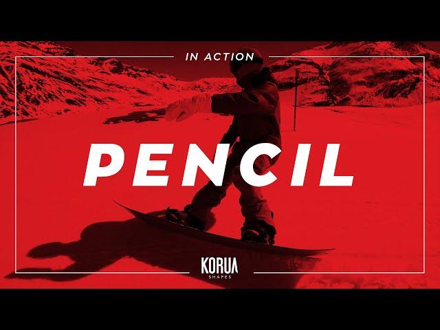 KORUA Shapes - In Action - Pencil Snowboard