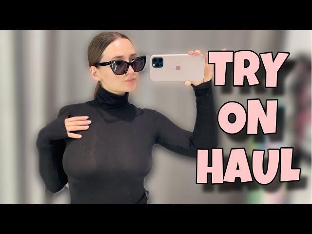 [4K] Try on Haul | Transparent Clothing With Klara Si