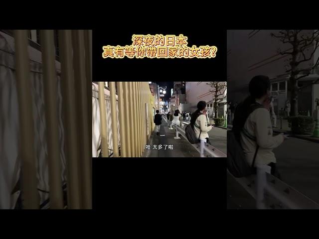 【日本生活】深夜東京真的有等你帶回家的女孩?。  #日本