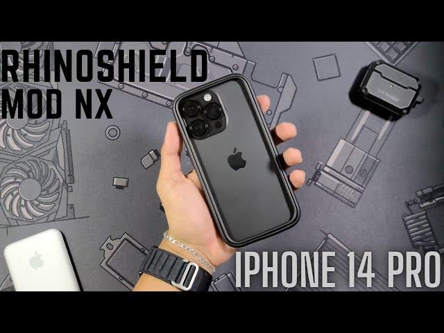 iPhone 14 Pro Rhinoshield Mod NX/Crashguard Case Review (HUGE RECOMMEND)