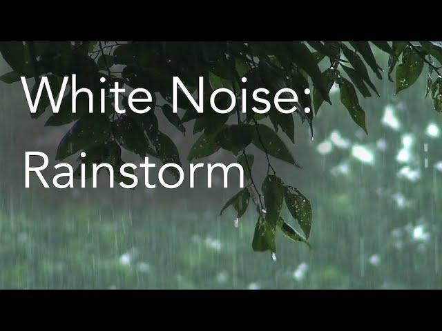 Rainstorm Sounds for Relaxing, Focus or Deep Sleep | Nature White Noise | 8 Hour Video