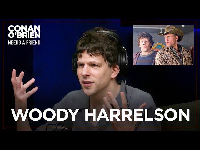 Conan Needs Jesse Eisenberg’s Help To Understand Woody Harrelson | Conan O'Brien Needs A Friend