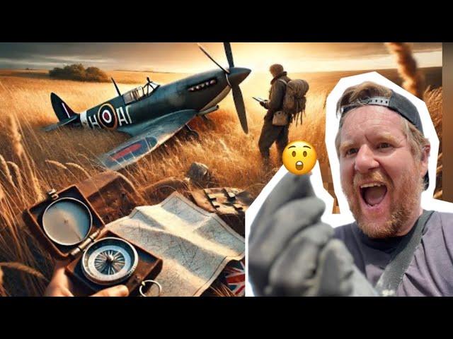 I found THIS whilst hunting for a crashed WW2 SPITFIRE