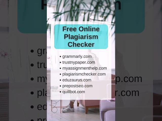 Free plagiarism checker websites#youtubeshorts #shorts#fyp#free#online