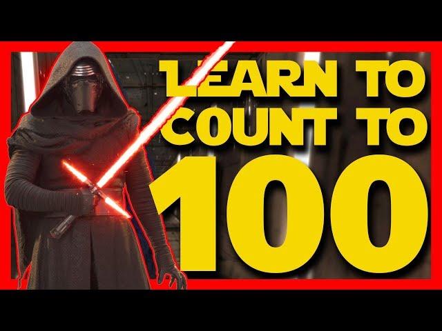 1⃣0⃣0⃣ Learn To Count To 100 With Kylo Ren  Star Wars Superhero Sing Along Songs 