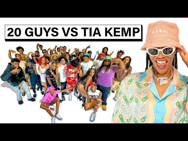 20 GUYS VS 1 AUNTIE: TIA KEMP