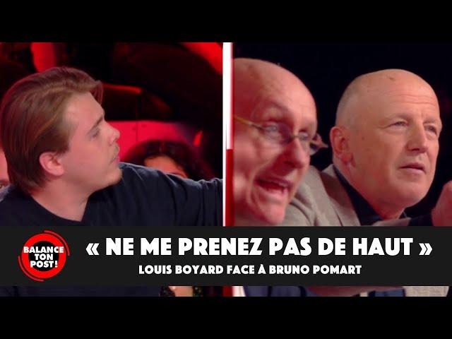 "Ne me prenez pas de haut !" : Louis Boyard face à Bruno Pomart