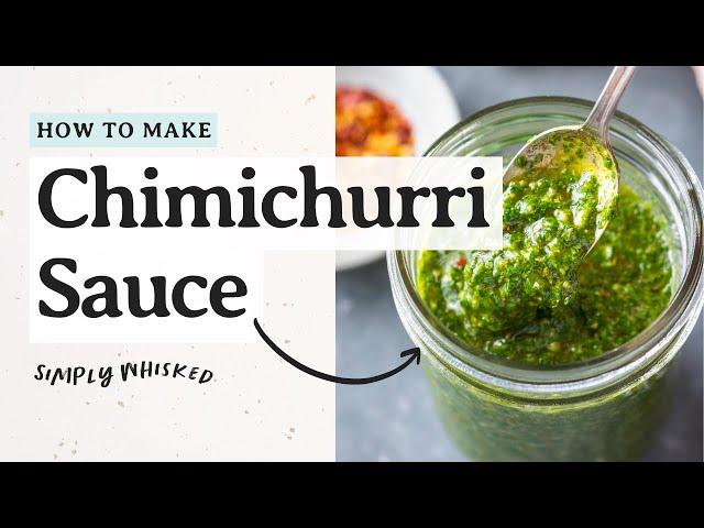 Easy Chimichurri Sauce Recipe