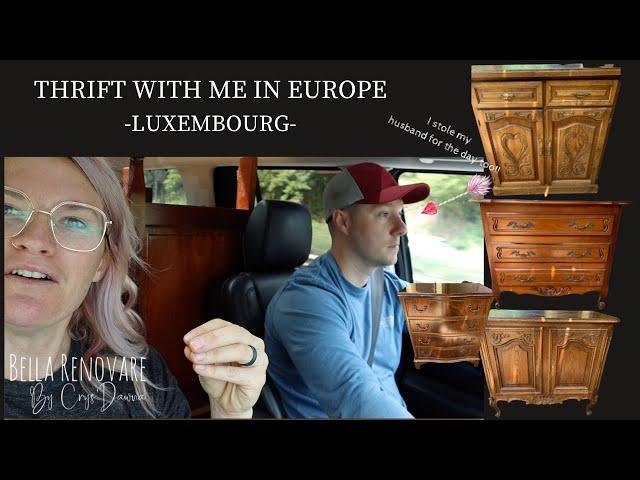 Thrift With Me in Europe | Finds In Luxembourg with Crys'Dawna from Bella Renovare