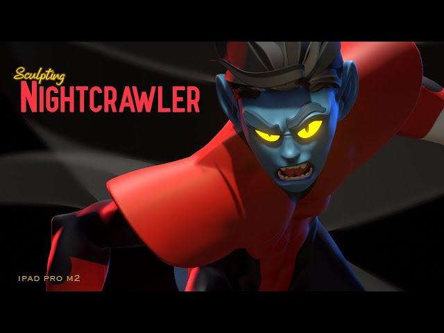 Nightcrawler - 3D Sculpting on iPad Pro M2