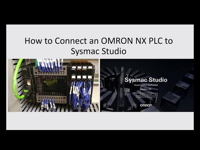 OS2. How to Connect an OMRON NX/NJ PLC to SysmacStudio