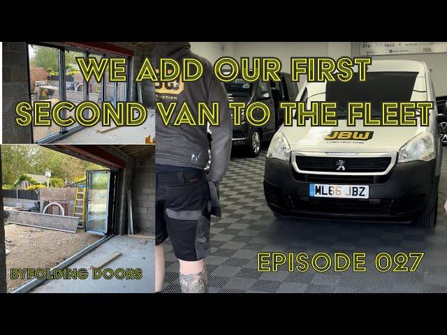 WE GET A SECOND VAN!, BIFOLDING DOORS GET INSTALLED!