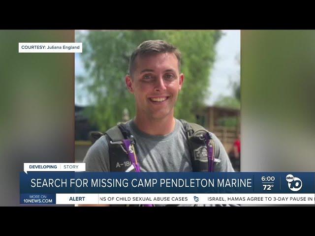 Search for missing Camp Pendleton marine