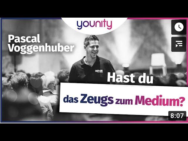 Hast du das Zeugs zum Medium?  | Pascal Voggenhuber