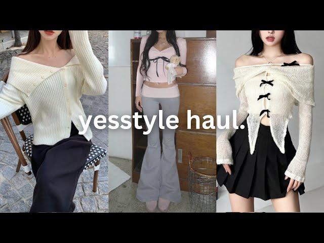 yesstyle haul 2024 | try on, cute korean fashion