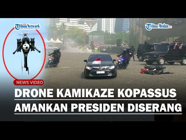 TNI PAMER Kecanggihan Drone Kamikaze Kopassus Amankan Presiden RI dan Aksi Lumpuhkan Drone Lawan!