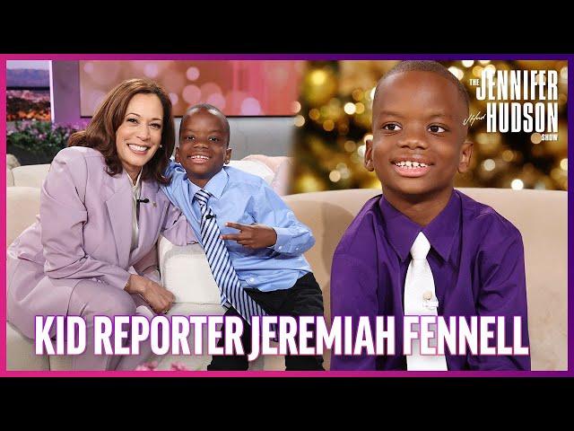 Kid Reporter Jeremiah Fennell Interviews VP Kamala Harris, NFL Players & More