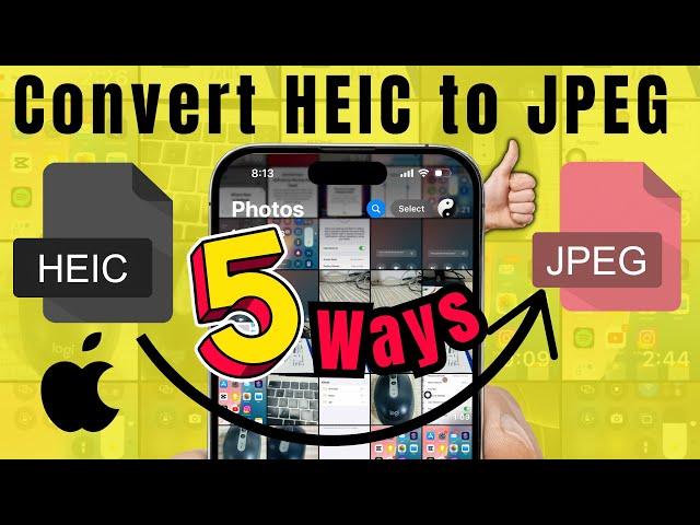 How to Convert HEIC to JPEG on iPhone (2024)