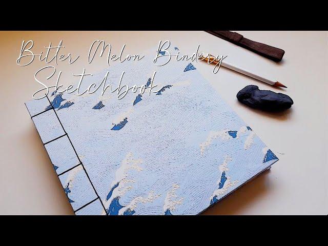 Bitter Melon Bindery Sketchbook Unboxing | A Simple Plan and a Gouache Painting