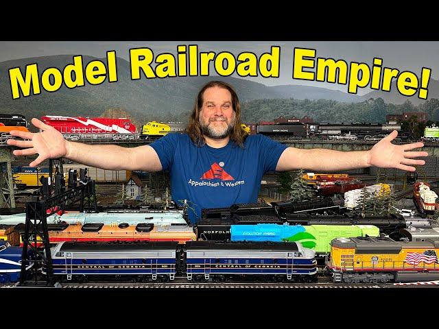 A Full Tour of My Amazing O Gauge Model Train Layout!