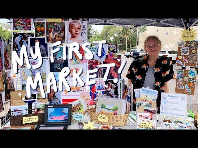  my FIRST ART MARKET- was it worth the money? 