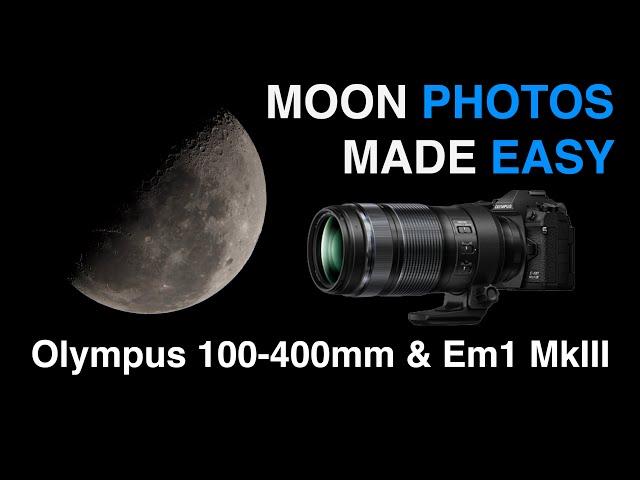 Moon Photos with Olympus Made Easy