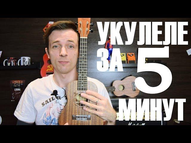 УКУЛЕЛЕ ЗА 5 МИНУТ! УРОК ПРОЩЕ НЕКУДА!