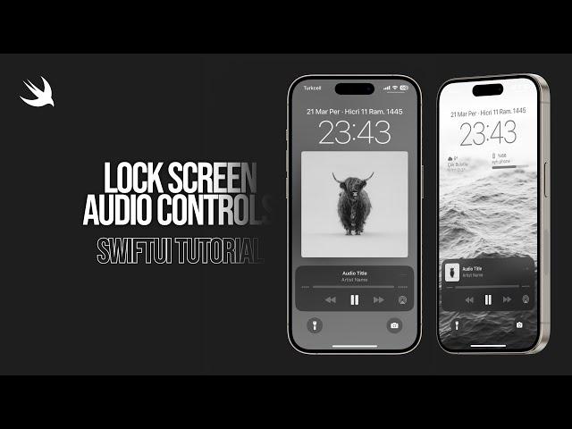 Lock Screen Audio Controls In SwiftUI Tutorial