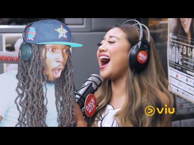 SO ANGELIC! Morissette performs "Never Enough" (The Greatest Showman OST) LIVE on Wish 107.5 Bus