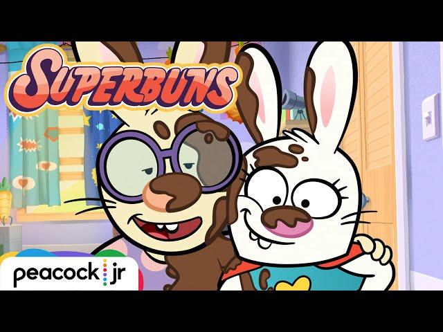 FULL EPISODE | Superbuns' Big Muddy Mess | SUPERBUNS