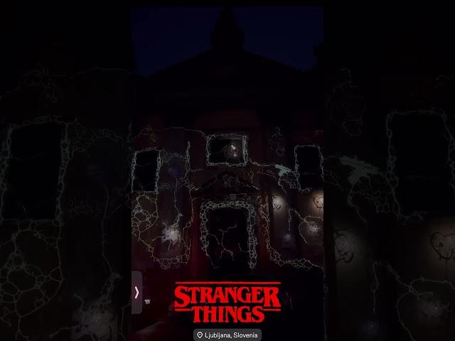 Stranger things lights #netflix #lights #lightshow #tvshow #amazing #strangerthings
