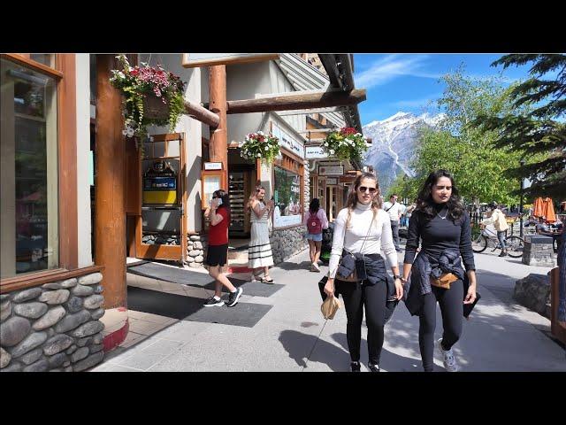 BANFF Canada Downtown Walking Tour - Complete Banff Avenue Walk