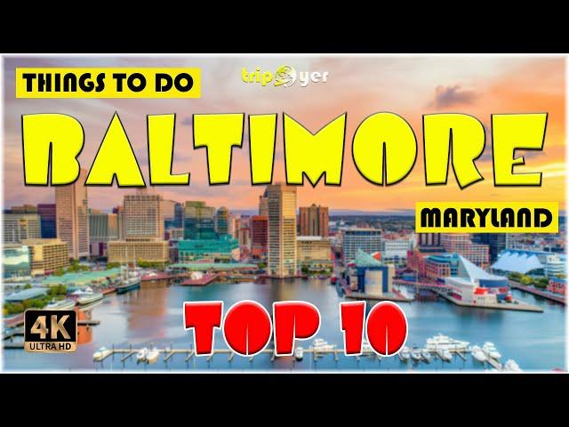 Baltimore, MD (Maryland) ᐈ Things to do | Best Places to Visit | Baltimore Travel Guide in 4K ️