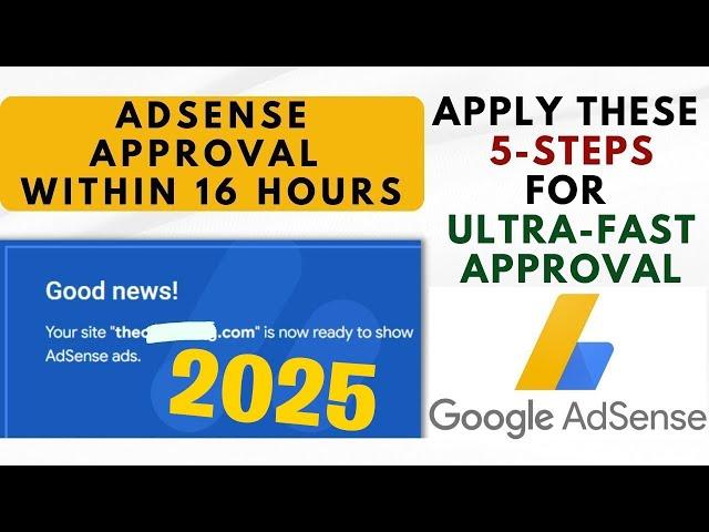 Google Adsense Account Approved (In 24 Hours️) / How To Create Google Adsense Account