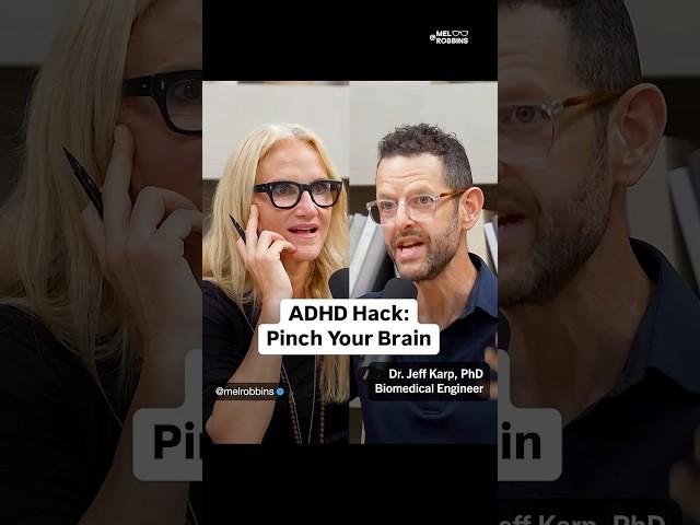 ADHD Hack: Pinch Your Brain | Mel Robbins #Shorts