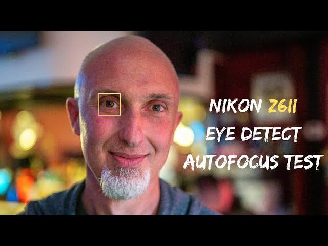 Nikon Z6ii | Eye Detect Autofocus Test