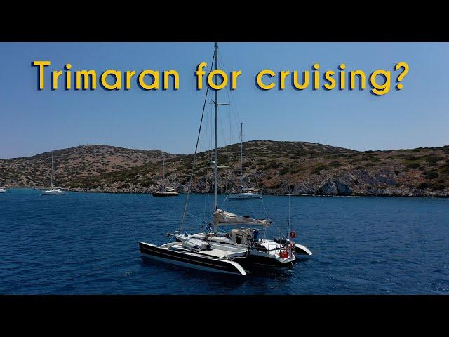 Trimaran for cruising? | Extended tour & Intv from Ep 73