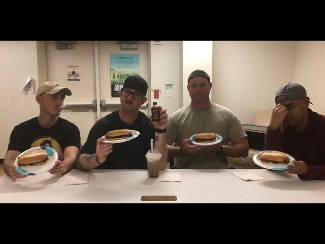 The "McAwful" Challenge- McRib Sandwich + Da Bomb VS US Army NCO's