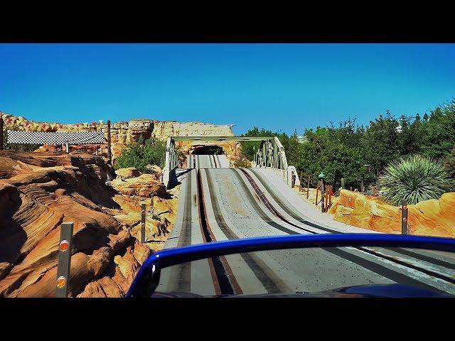 [4K] Radiator Springs Racers - POV Full Ride - Cars Land -Disney California Adventure