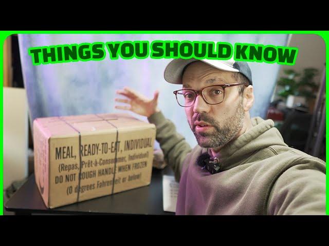 Buying MREs from Amazon | What to look out for