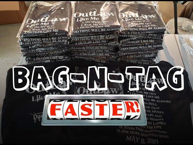 Bag Shirts Fast! Poly Bags, Quick Tip.