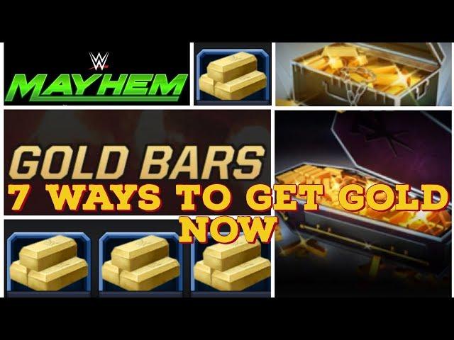 WWE Mayhem - 7 Ways To Get Gold Now #gamingchannel #trending #gamingvideo