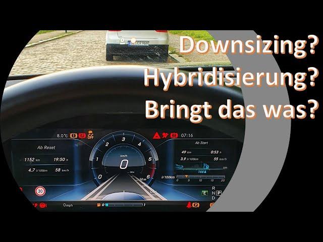 Downsizing und Hybrid - mehr Schein als Sein? Ein Faktencheck am Beispiel Mercedes C200 EQ Boost!