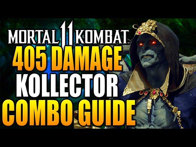 Mortal Kombat 11 - 405 DAMAGE KOLLECTOR COMBO TUTORIAL - Daryus P