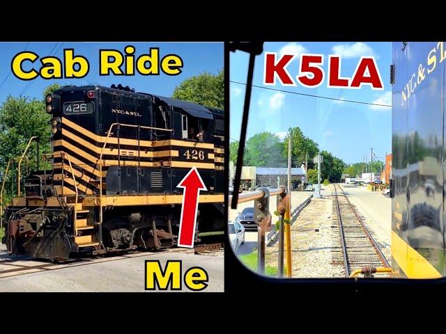 Indiana CAB RIDE on NKP 426: Epic K5LA Action! (Nickel Plate Express Route)