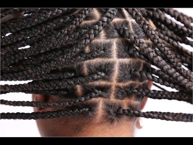 WOW!  KNOTLESS BOX BRAIDS STYLED BY MIMI'S BRAIDS