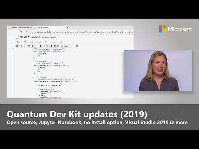 Quantum Development Kit | Now open source + updates (2019)