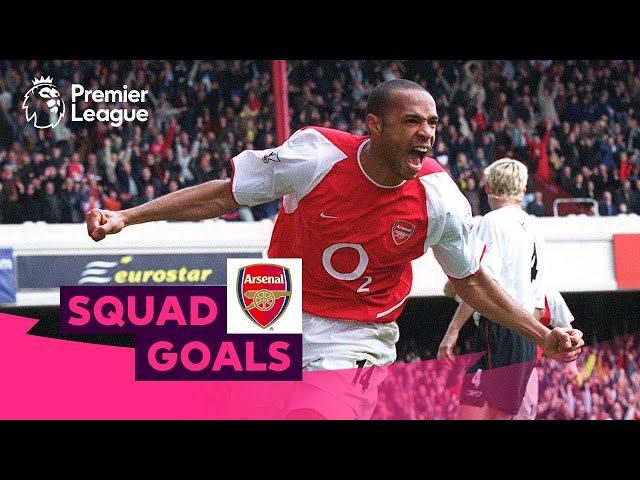 Amazing Arsenal Goals | Henry, Bergkamp, Aubameyang | Squad Goals